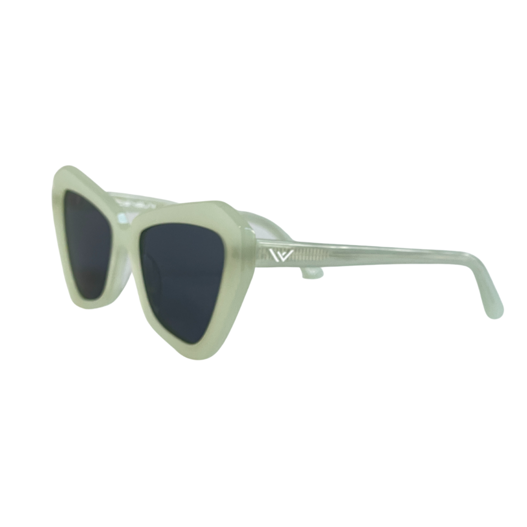 Rodeo Drive Green - Cateye Sunglasses - Woodensun Sunglasses | Eco-fashion eyewear