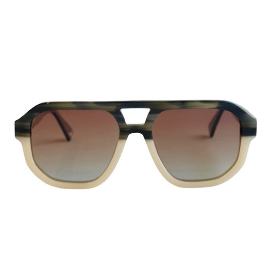 Melrose Grey - Aviator Sunglasses - Woodensun Sunglasses | Eco-fashion eyewear