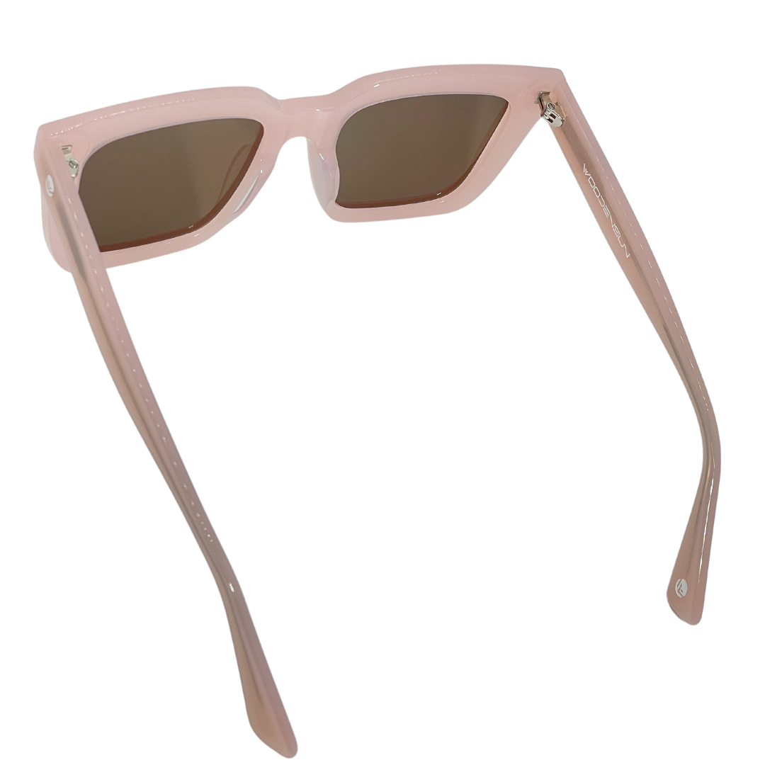 Santa Monica Pink - D-Frame Sunglasses - Woodensun Sunglasses | Eco-fashion eyewear